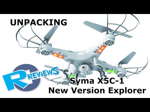 Syma X5C-1 New version With Camera - unpacking - RcReviews - UCv2D074JIyQEXdjK17SmREQ