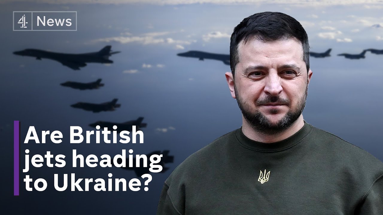 Zelenskyy asks UK for fighter jets to help defeat Russia