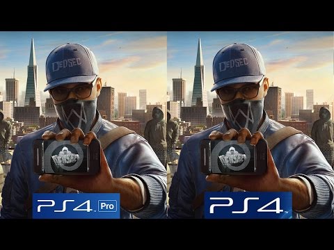 [4K/60FPS] Watch Dogs 2: PS4 vs PS4 Pro 4K vs PS4 Pro 1080p - UCXa_bzvv7Oo1glaW9FldDhQ