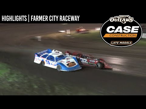 World of Outlaws CASE Construction Equipment Late Models | Illini 100 | April 12, 2024 | HIGHLIGHTS - dirt track racing video image
