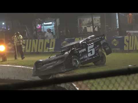 05/07/22 602 Crate Late Model Feature - car went on top of the track - Golden Isles Speedway - dirt track racing video image