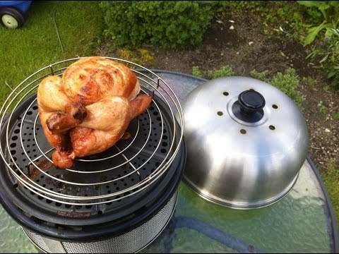 Cobb BBQ, cooking a whole chicken