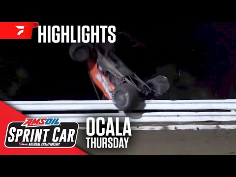 𝑯𝑰𝑮𝑯𝑳𝑰𝑮𝑯𝑻𝑺: USAC AMSOIL National Sprint Cars | Ocala Speedway | Winter Dirt Games XV | Feb. 15, 2024 - dirt track racing video image