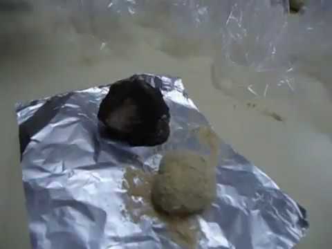 年中組「お月見団子(おはぎ)作り」の様子