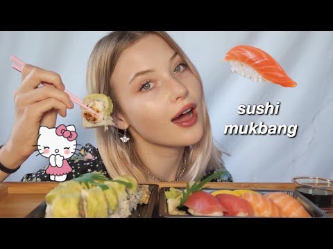 SUSHI MUKBANG | okaysage