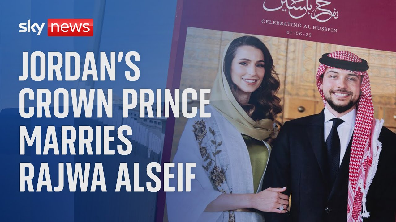 Watch live: Jordan’s Crown Prince Hussein marries Saudi architect Rajwa Alseif