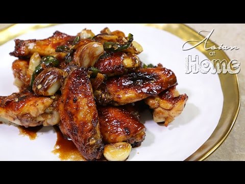 Asian at Home | Sticky Honey Garlic Wings - UCIvA9ZGeoR6CH2e0DZtvxzw