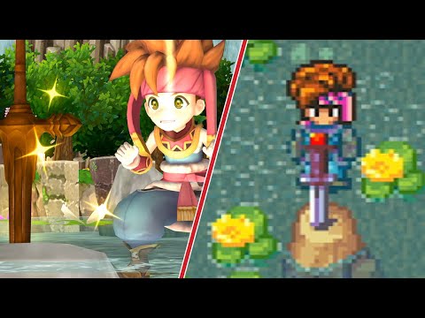 Secret of Mana Graphics Comparison: 1993 vs. 2018 - UCKy1dAqELo0zrOtPkf0eTMw