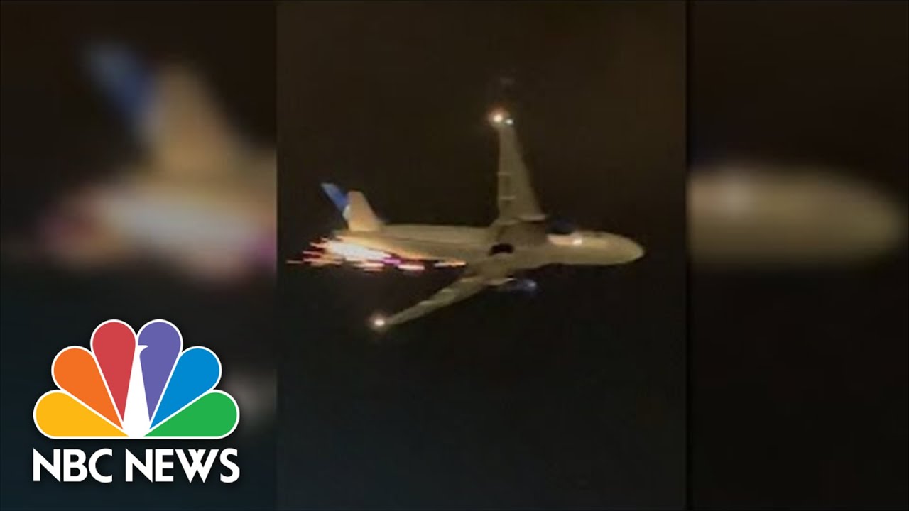Watch: Video Shows Sparks Shoot From Airplane After Takeoff From Newark Airport