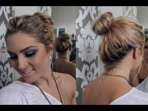 ♡ Easy Bun Tutorial ♡ With Textured Hair - UCMpOz2KEfkSdd5JeIJh_fxw