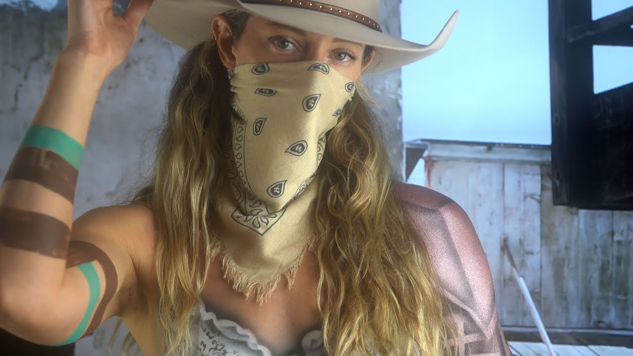 Cybernetic Cowgirl Body Paint (Artistic Nudity/Documentary)