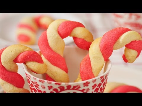 Candy Cane Cookies Recipe Demonstration - Joyofbaking.com - UCFjd060Z3nTHv0UyO8M43mQ