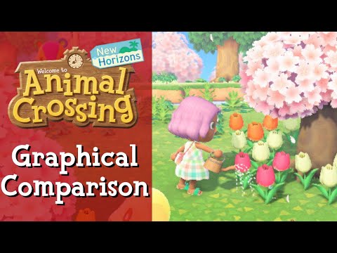 Animal Crossing New Horizons Graphical Comparison