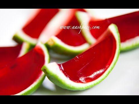 Jello & lime Garnish (Mini Watermelon) - UCZXjjS1THo5eei9P_Y2iyKA