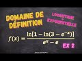 BAC Maths Dcouvrez la Cl du Domaine de Dfinition des Fonctions Logarithme et Exponentielle! EX 2