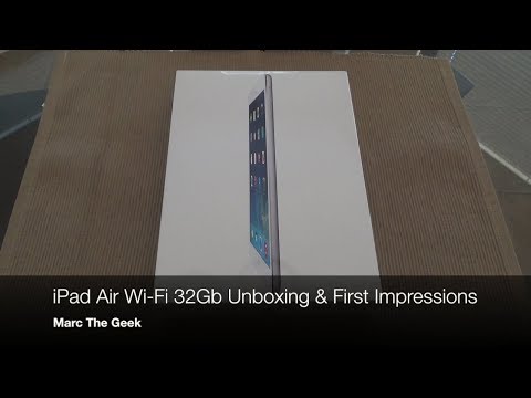iPad Air 32GB Unboxing & First Impressions - UCbFOdwZujd9QCqNwiGrc8nQ