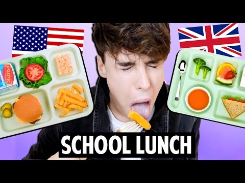 AMERICAN vs. BRITISH School Lunch Food - UCYRDdicBXeo2zYB6Lg-oK7w