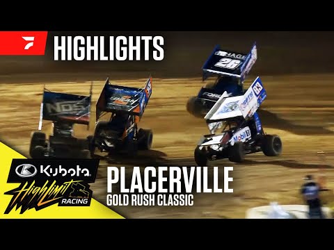 Gold Rush Classic | Kubota High Limit Racing at Placerville Speedway 8/17/24 | Highlights - dirt track racing video image