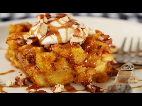 Pumpkin Bread Pudding Recipe Demonstration - Joyofbaking.com - UCFjd060Z3nTHv0UyO8M43mQ