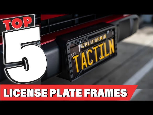 The Best License Plate Frames for Heavy Metal Music Fans