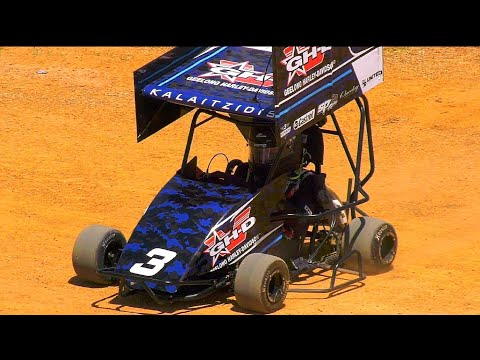 Outlaw Kart Box Stock  Jensen Kalaitzidis  Laang Speedway 15-1-2023 - dirt track racing video image