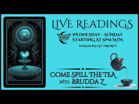 🪭 LIVE READINGS! 🫖 6 JUNE 2026 🫖 DONATIONS PRIORITIZED 🪭