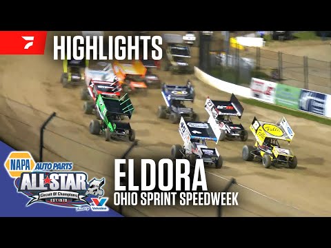 Ohio Sprint Speedweek | All Star Circuit of Champions at Eldora Speedway 6/17/25 | Highlights - dirt track racing video image