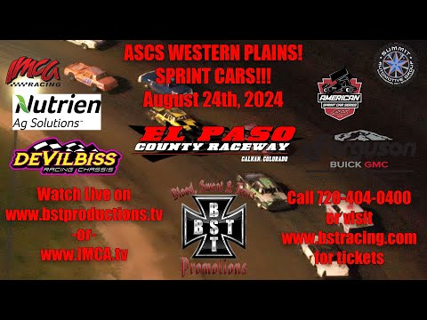 Sprint Cars Return: El Paso County Raceway - Teaser BST Racing! - dirt track racing video image