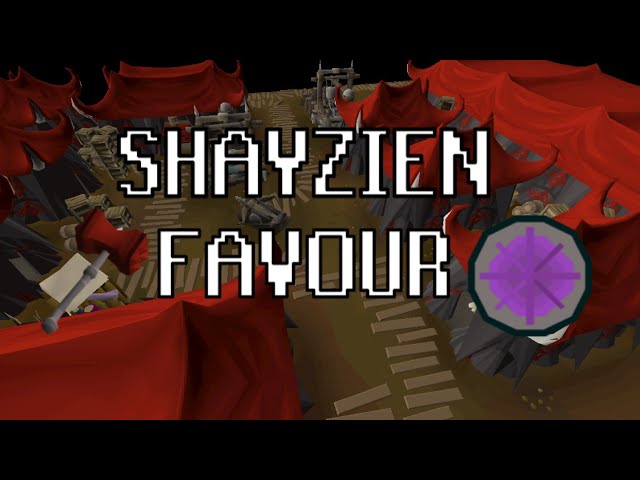 OSRS Updated Shayzien Favour Guide (After Rework)