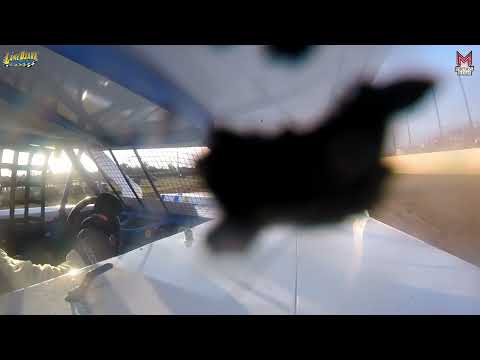 #66 Zack Martin - POWRi Midwest Mod - 7-8-2023 Lake Ozark Speedway - In Car Camera - dirt track racing video image
