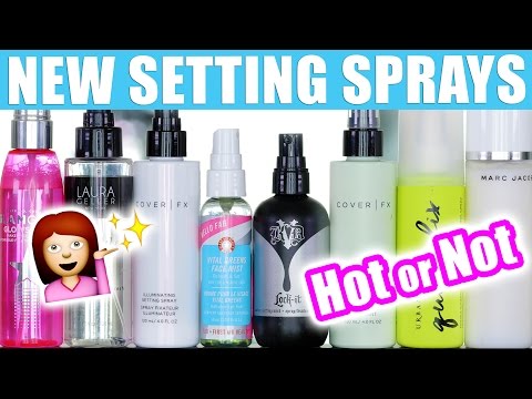 MAKEUP SETTING SPRAY SHOWDOWN | Hot or Not - UC4qk9TtGhBKCkoWz5qGJcGg