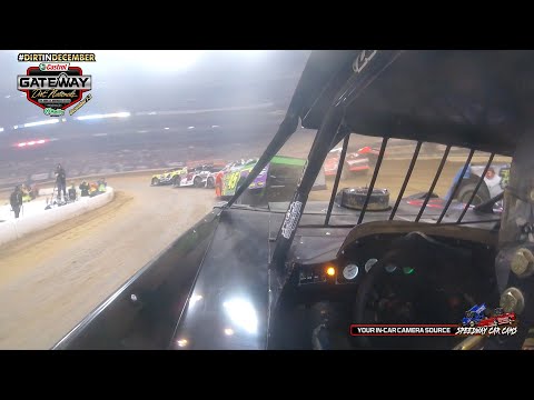 #187 David McCoy - 2022 Gateway Dirt Nationals - Super Late Model - InCar Camera - dirt track racing video image