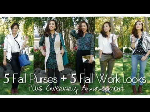 5 Fall Purses, 5 Fall Work Looks + Giveaway - UCZpNX5RWFt1lx_pYMVq8-9g