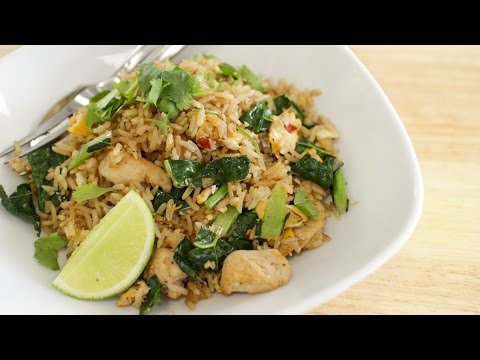 Thai Chicken Fried Rice Recipe ข้าวผัดไก่ - Hot Thai Kitchen - UC27C_HWo-UmKkdWGsRJZ8EA