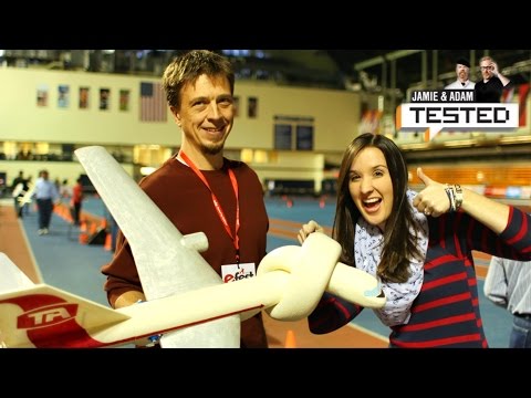 Terry Dunn from Tested Flies his RC Airplane from Airplane and interviews with TheRcSaylors - UCYWhRC3xtD_acDIZdr53huA