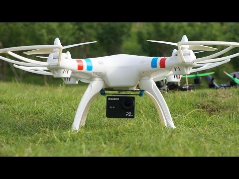 Syma X8C Quadcopter Outdoor flight with HD Action Sports Camera - UCsFctXdFnbeoKpLefdEloEQ