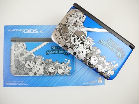 Super Smash Bros 3DS XL Bundle UNBOXING (BLUE) - UC0MYNOsIrz6jmXfIMERyRHQ