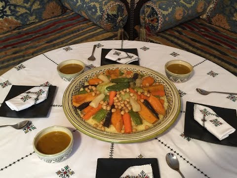 Couscous I Moroccan Couscous with  Lamb and vegetable