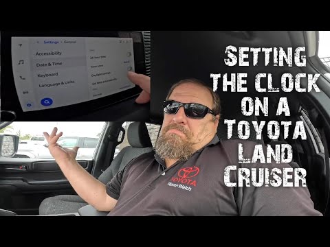 Come cambiare l'orario della Toyota Land Cruiser