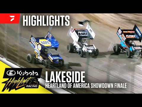 Larson vs. Sweet For $50K | Kubota High Limit Saturday at Lakeside Speedway 5/4/24 | Highlights - dirt track racing video image