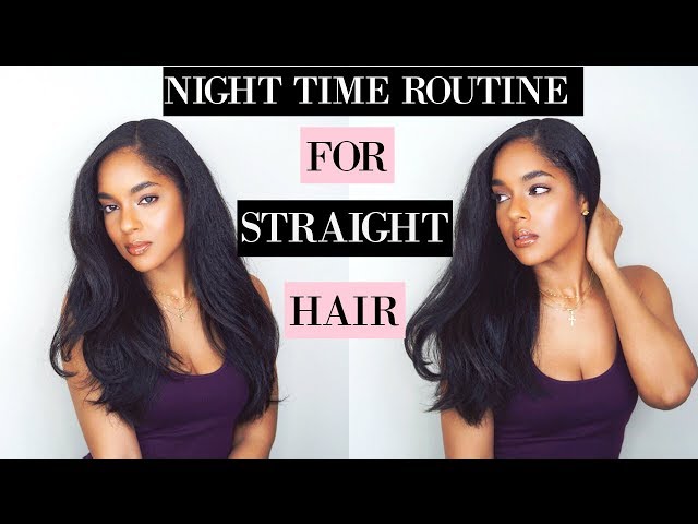 How to Preserve Straight Hair Overnight