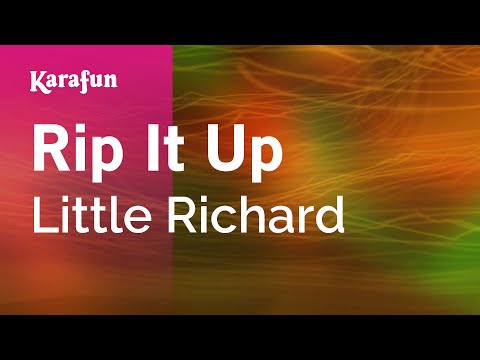 Karaoke Rip It Up - Little Richard * - UCbqcG1rdt9LMwOJN4PyGTKg