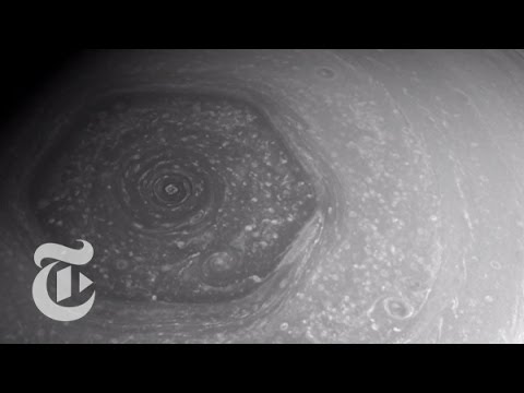 The Huge Hexagon-Shaped Storm on Saturn | Out There | The New York Times - UCqnbDFdCpuN8CMEg0VuEBqA