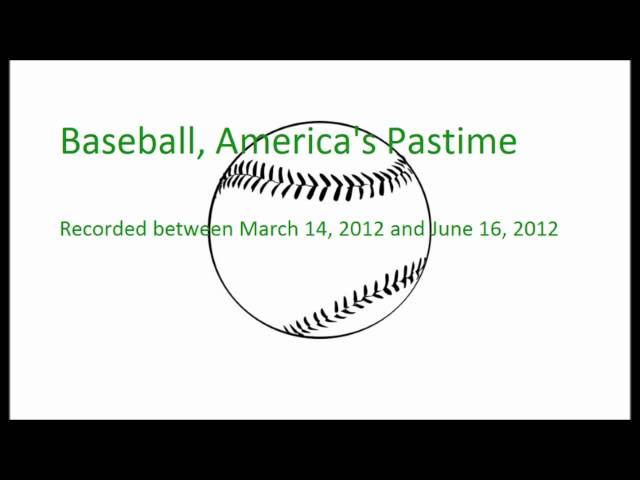 Auterson Baseball – America’s Pastime