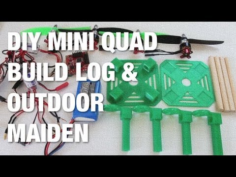 DIY Mini Quad Build Log w/ MakerBot 3D Printed Frame and Outdoor Maiden Flight - UC_LDtFt-RADAdI8zIW_ecbg