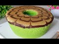 BOLU PANDAN SUPER LEMBUT, MOIST BERMOTIF CANTIK