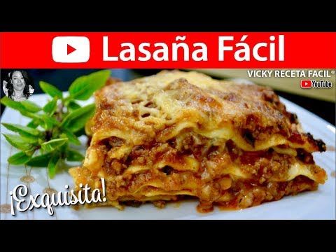 LASAÑA FACIL | Vicky Receta Facil - UCewhO42h_TIKZdntpI-v39g