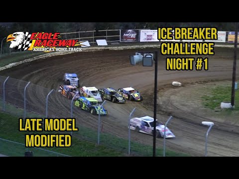 Ice Breaker Challenge #1 | Late Model &amp; Modified | Eagle Raceway | 4-19-2024 - dirt track racing video image