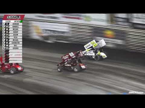 Knoxville Raceway 360 Highlights // August 1, 2024 - dirt track racing video image