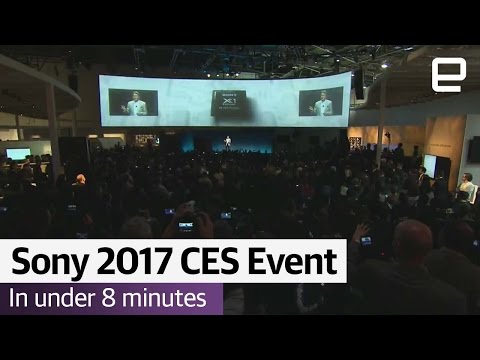 Sony's CES 2017 event in under 8 Minutes - UC-6OW5aJYBFM33zXQlBKPNA